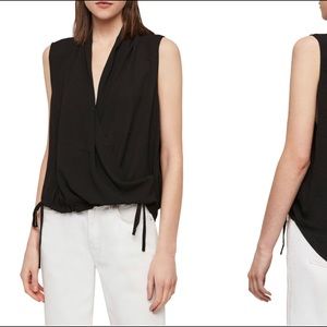 AllSaints Black Blouse